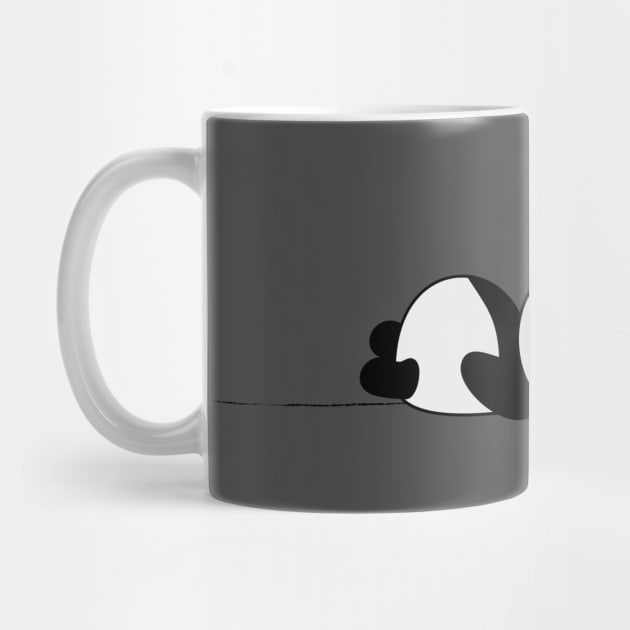 panda in deep sleep by BEZZAIM